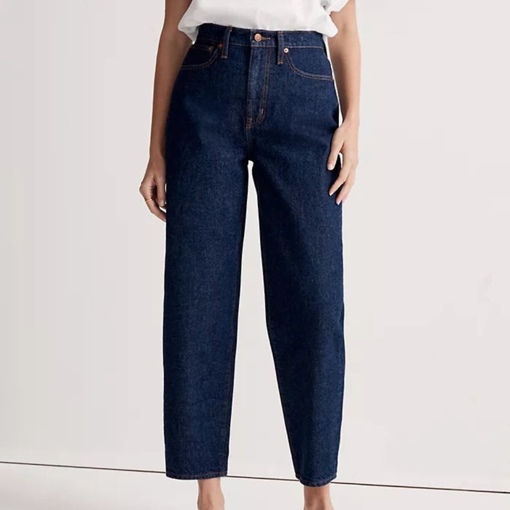 NWOT Balloon Jeans In Mapleside Wash